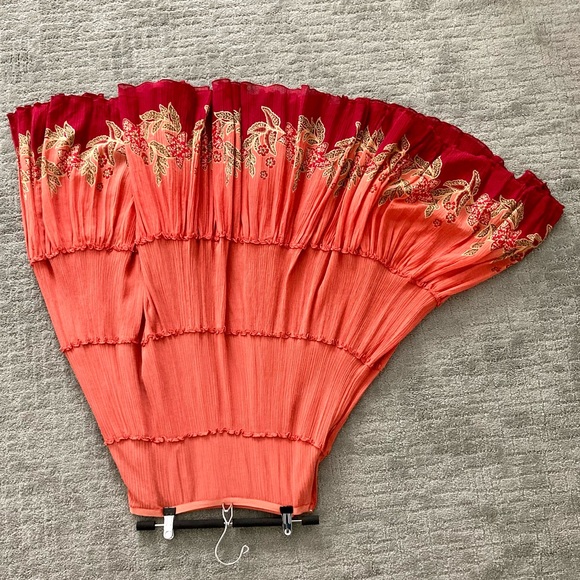 Size s, maxi skirt, patterned - Picture 1 of 4